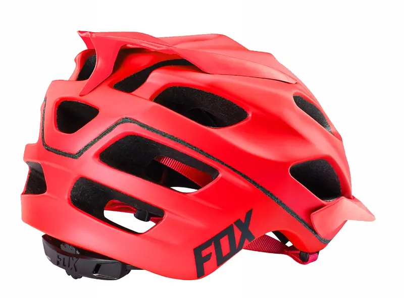 Fox Racing Flux Solids Mtb Helmet - Red 2