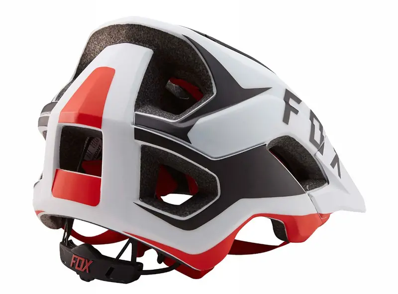 Fox Racing Metah Flow Mtb Helmet - White-Black-Red 1