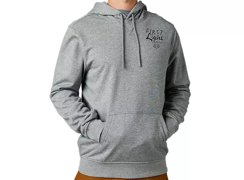 Fox Racing Parkerboss Pullover Fleece Hoodie - Heather Graphite 1