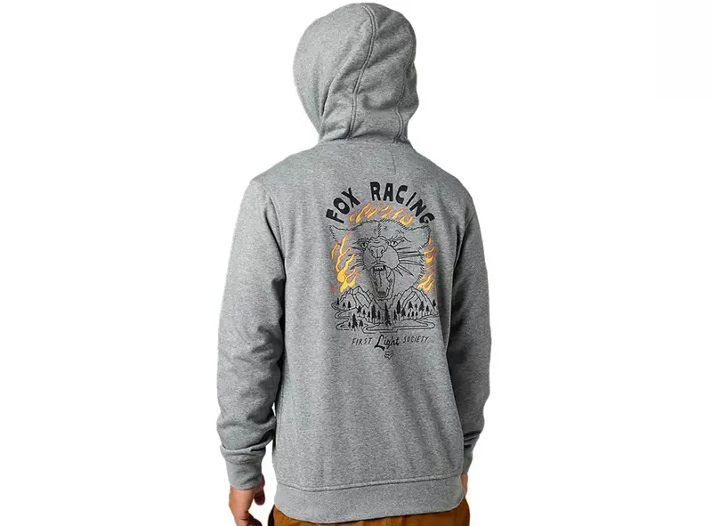 Fox Racing Parkerboss Pullover Fleece Hoodie - Heather Graphite 2
