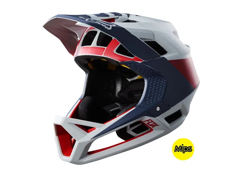 Fox Racing Proframe Drafter Full Face Helmet - Cool Gray - 2018 1