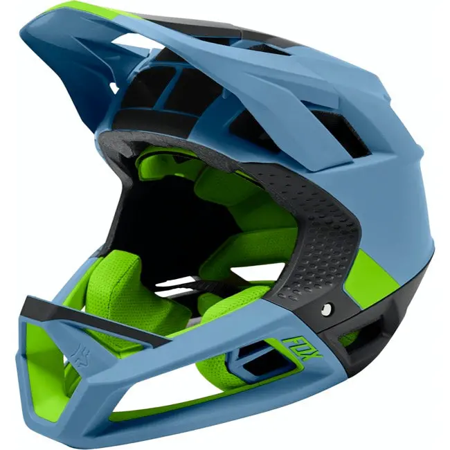 Fox Racing Proframe Full Face Helmet - Blocked - Dusty Blue 1