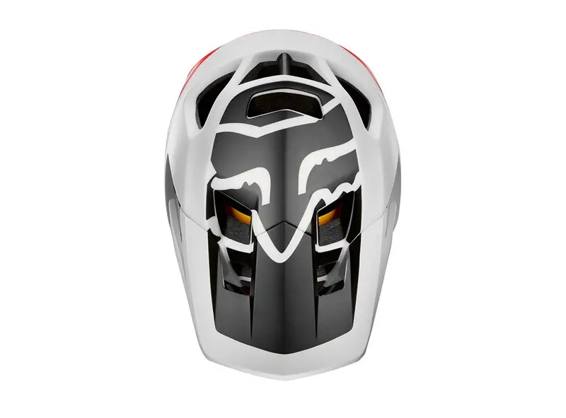 Fox Racing Proframe Full Face Helmet - Pistol - White-Black-Red - 2019 2