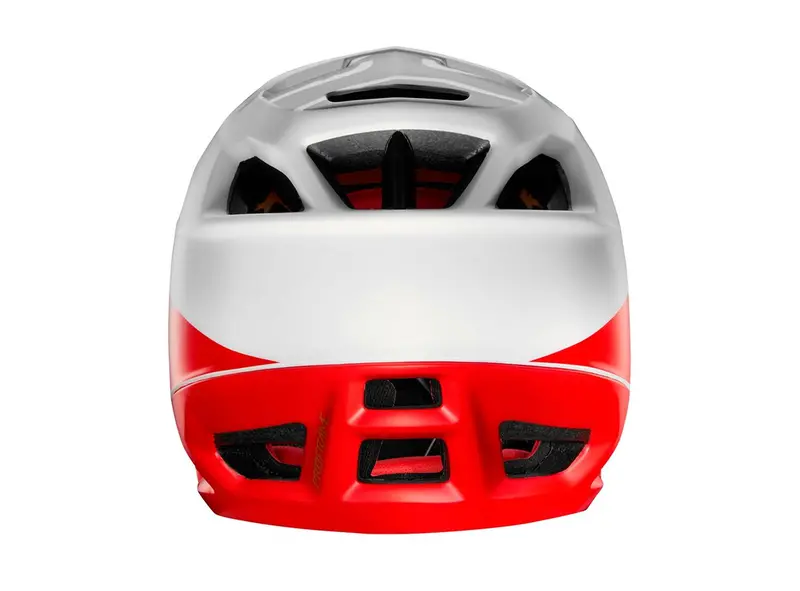 Fox Racing Proframe Full Face Helmet - Pistol - White-Black-Red - 2019 3