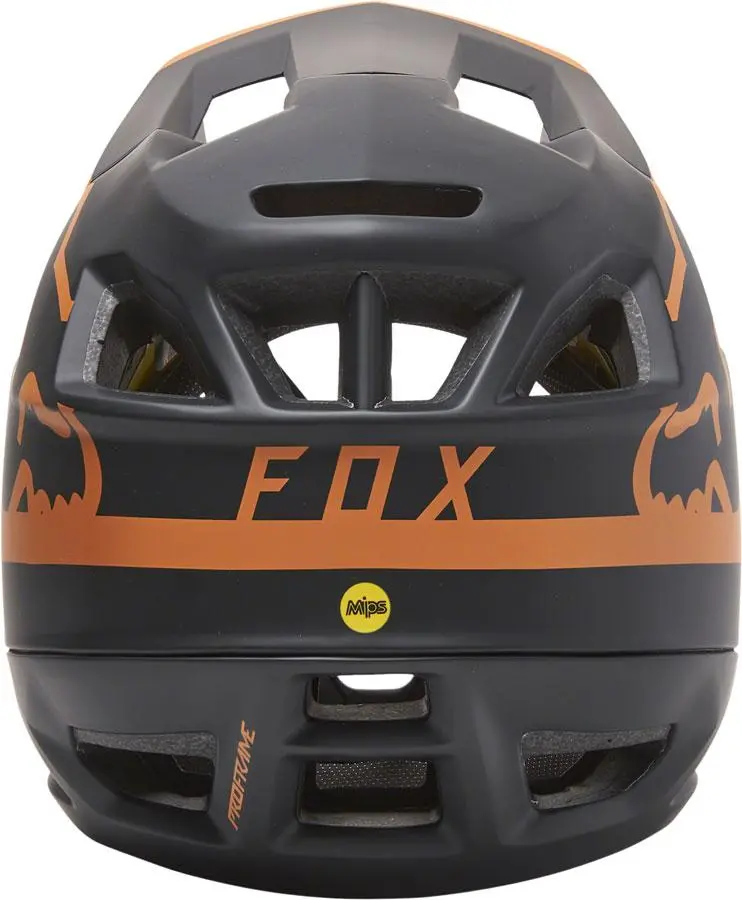 Fox Racing Proframe Full Face Helmet - Tuk - Black-Gold - 2021 3