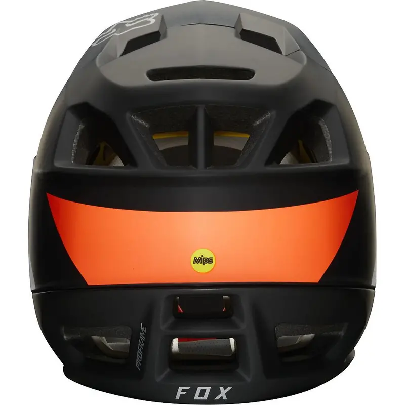 Fox Racing Proframe Ltd Edition Full Face Helmet - Black-White-Orange 4