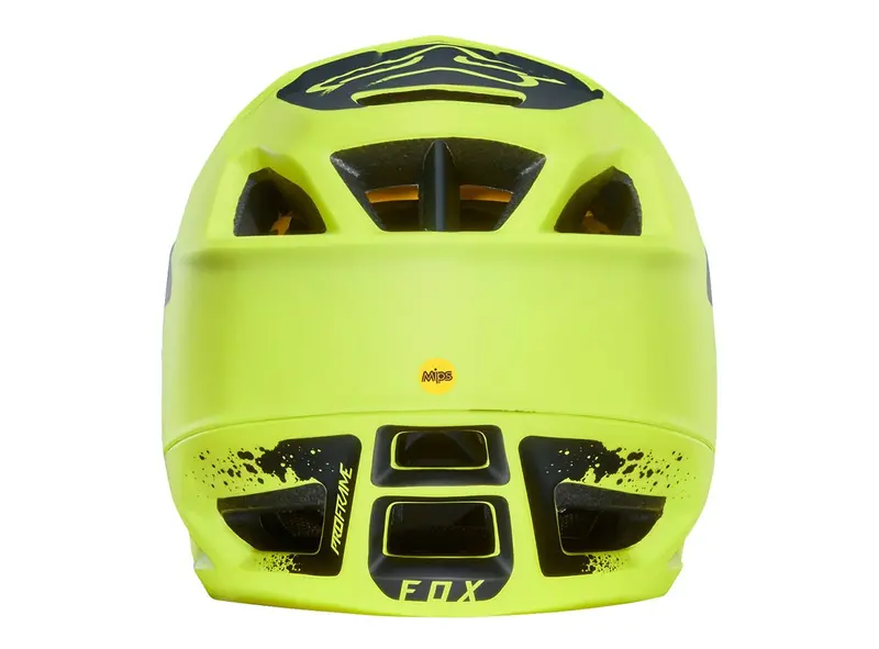 Fox Racing Proframe Mink Full Face Helmet - Womens - Yellow - Black 2