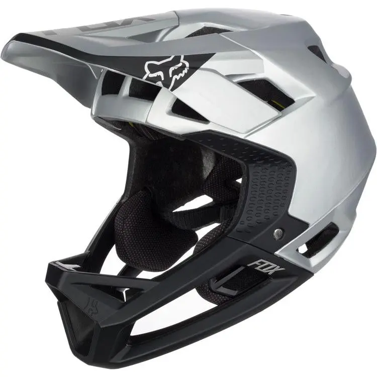 Fox Racing Proframe Moth Full Face Helmet - Black-Silver - Duplicate 1