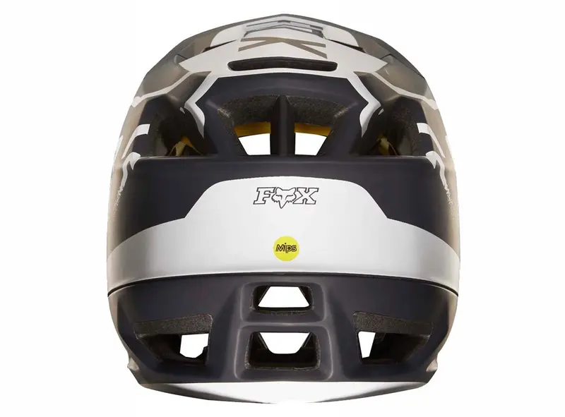 Fox Racing Proframe Moth Full Face Helmet - Black-White 3