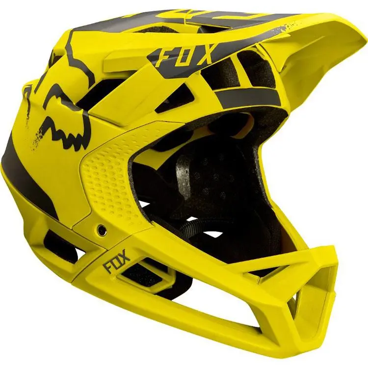 Fox Racing Proframe Moth Full Face Helmet - Dark Yellow 1