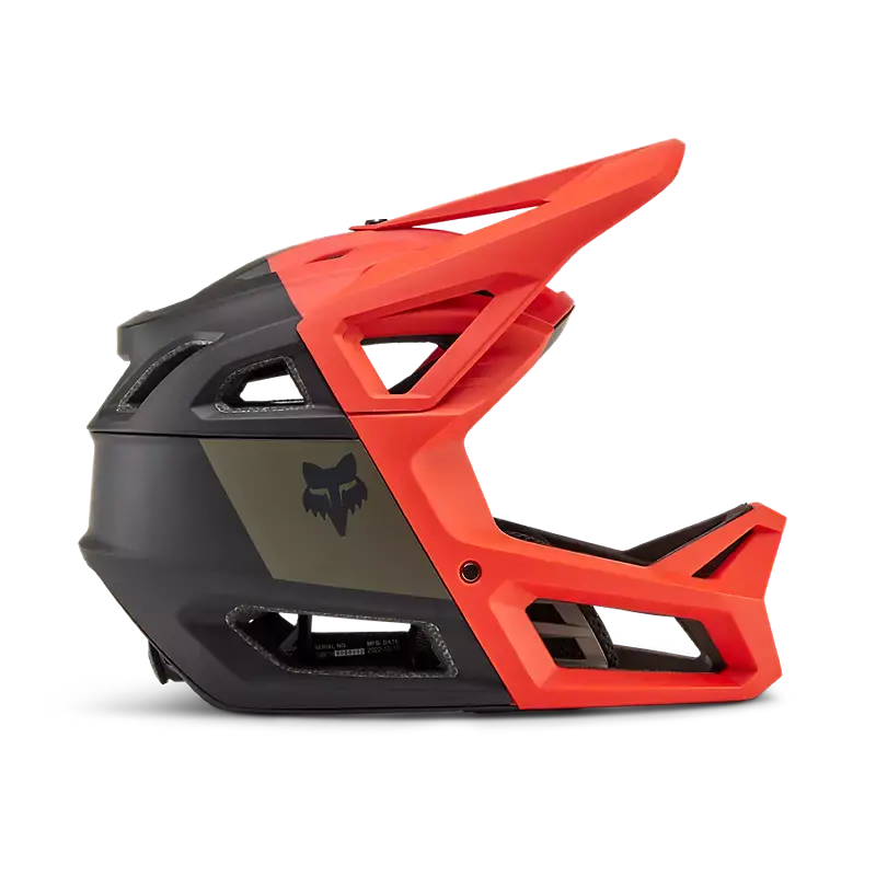 Fox Racing Proframe Rs Full Face Helmet - Nuf - Orange Flame 1