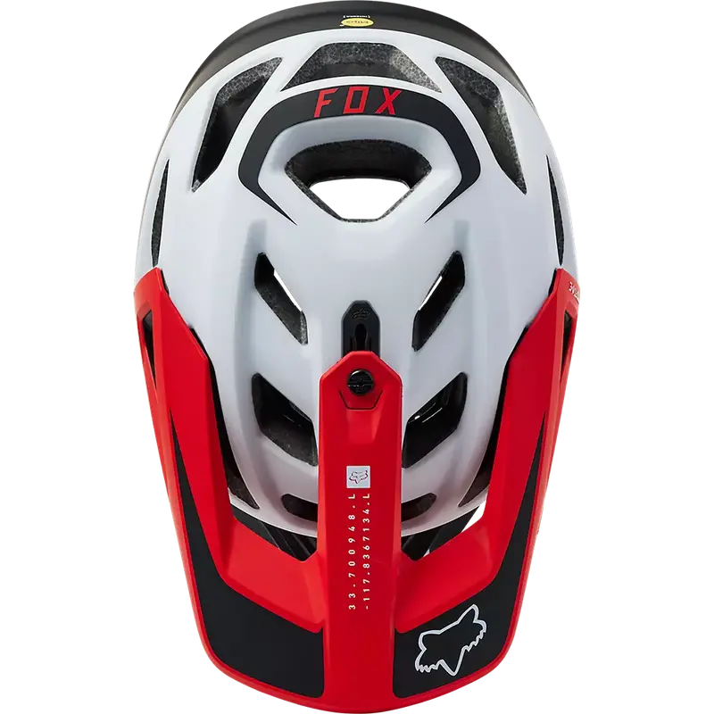 Fox Racing Proframe Rs Full Face Helmet - Sumyt - Black-Red - 2022 3