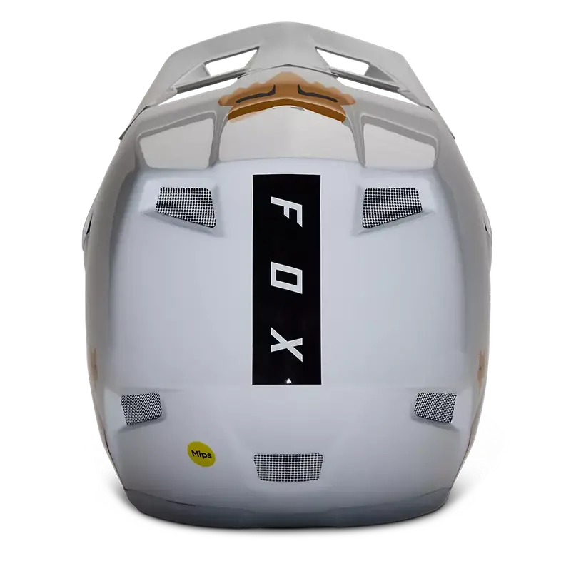 Fox Racing Rampage Comp Baysik Full Face Helmet - White 5
