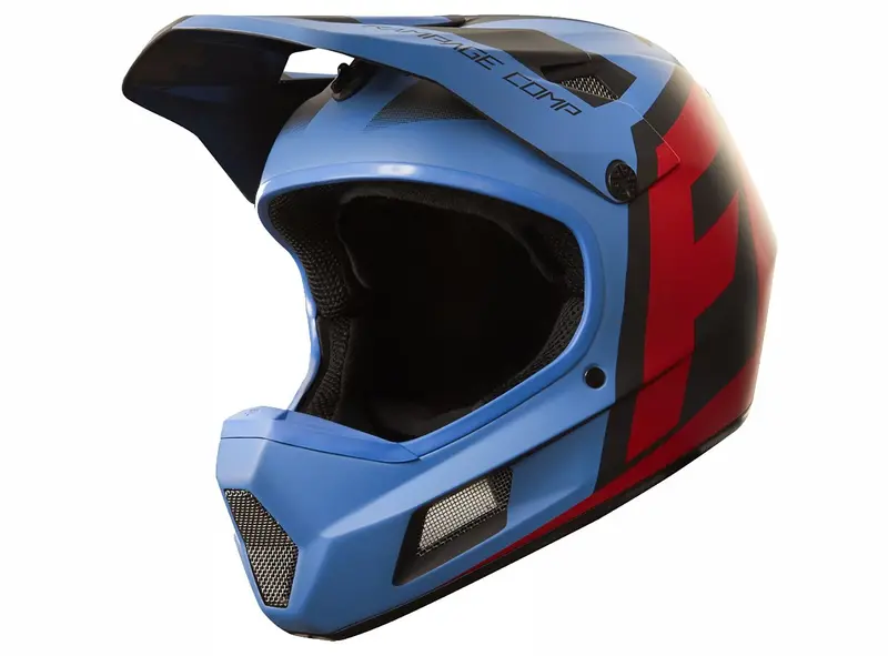 Fox Racing Rampage Comp Creo Full Face Helmet - Blue-Red 1