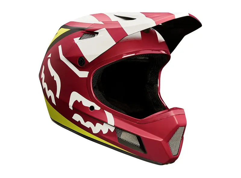 Fox Racing Rampage Comp Creo Full Face Helmet - Yellow-Black 1