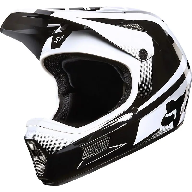Fox Racing Rampage Comp Full Face Helmet - Imperial - Black-White 1