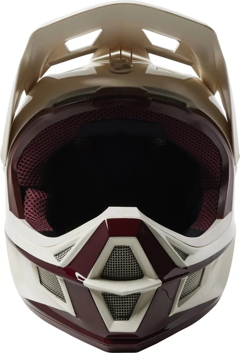 Fox Racing Rampage Comp Full Face Helmet - Stohn - Vintage White 4