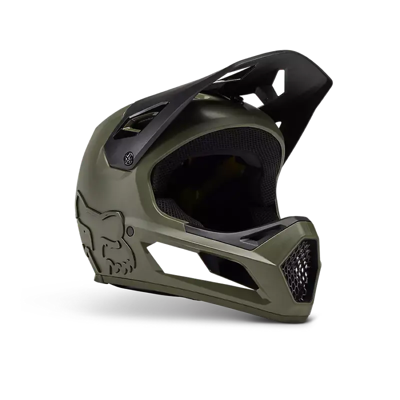 Fox Racing Rampage Full Face Helmet - Ceshyn - Ce/Cpsc - Olive Green 2