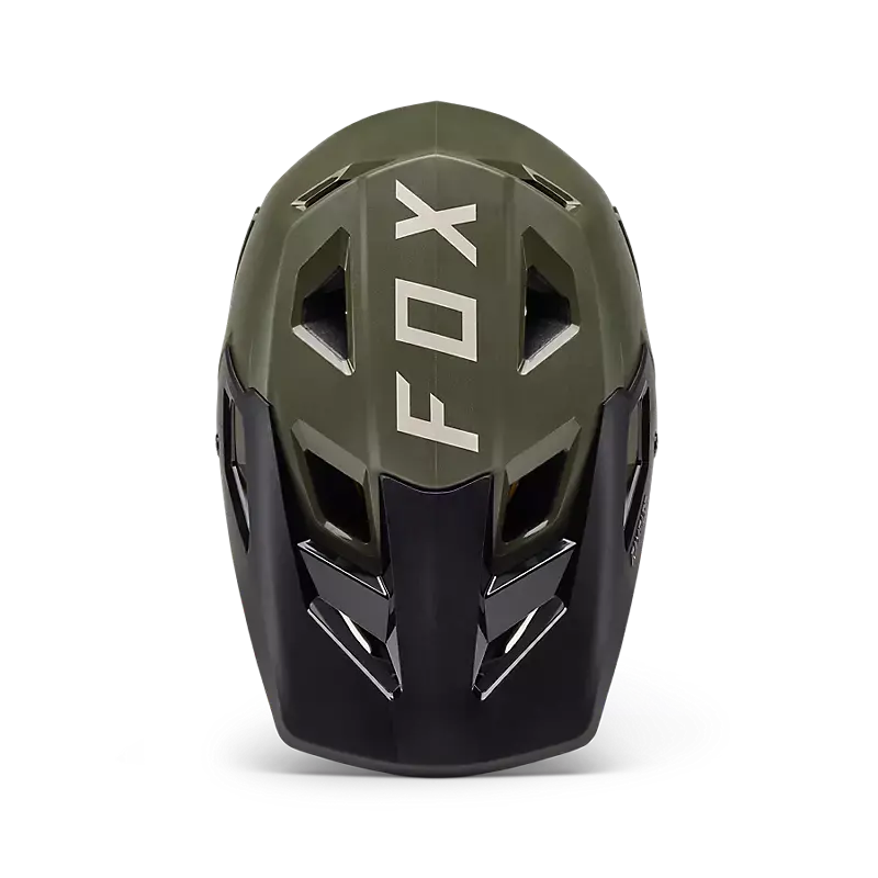 Fox Racing Rampage Full Face Helmet - Ceshyn - Ce/Cpsc - Olive Green 4
