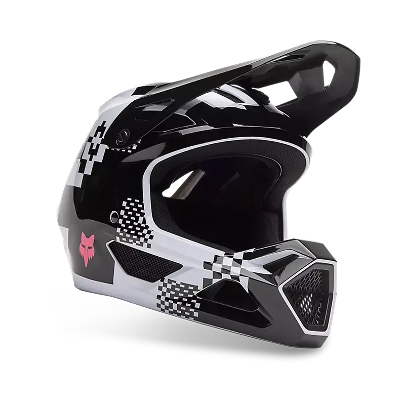 Fox Racing Rampage Full Face Helmet - Digi Image - Black-White 2