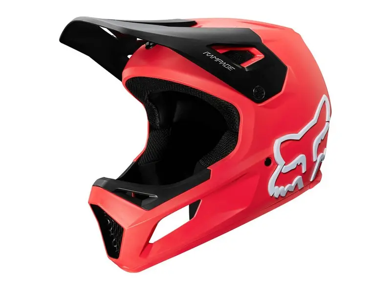 Fox Racing Rampage Full Face Helmet - Youth - Bright Red - 2020 1