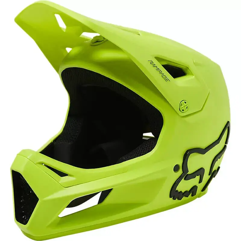 Fox Racing Rampage Full Face Helmet - Youth - Flo Yellow 1