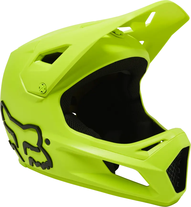 Fox Racing Rampage Full Face Helmet - Youth - Flo Yellow 2