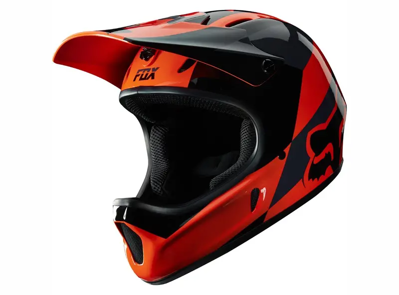 Fox Racing Rampage Mako Full Face Helmet - Orange 1