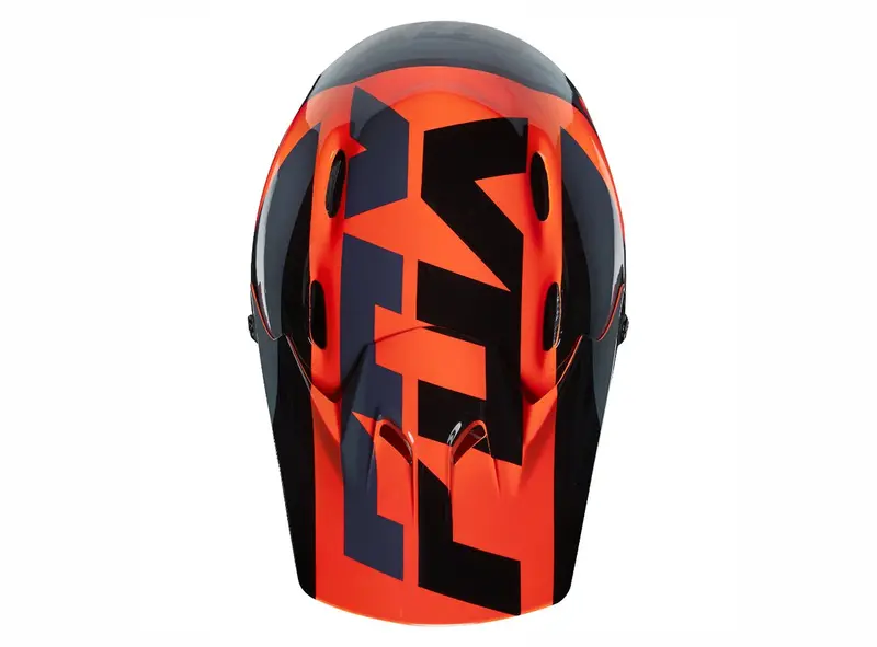 Fox Racing Rampage Mako Full Face Helmet - Orange 2