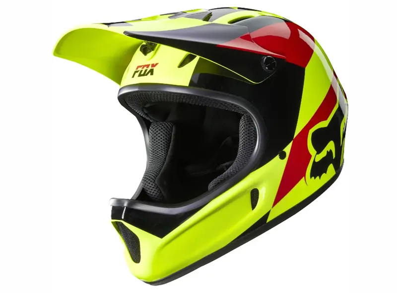 Fox Racing Rampage Mako Full Face Helmet - Yellow 1