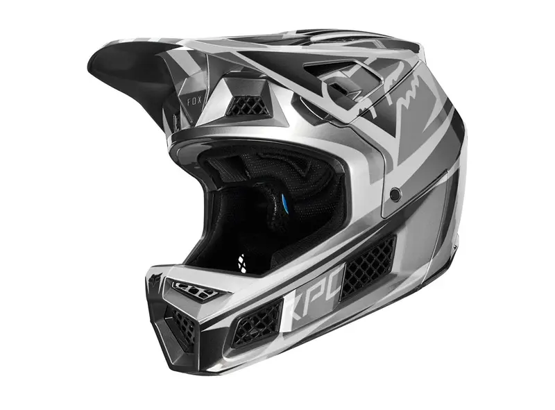 Fox Racing Rampage Pro Carbon Full Face Helmet - Weld - Metallic Silver - 2019 1