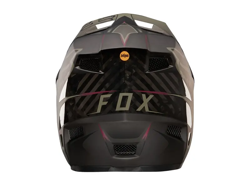 Fox Racing Rampage Pro Carbon Kustom Full Face Helmet - Fatigue-Black 1