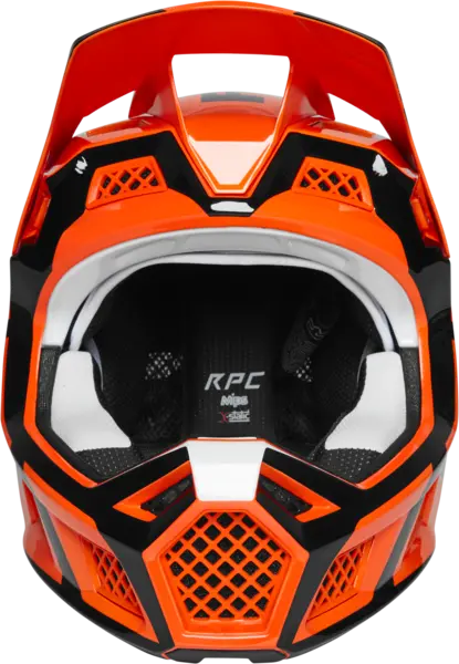 Fox Racing Rampage Pro Carbon Mips Full Face Helmet - Divide - Flo Orange 2