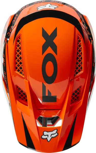 Fox Racing Rampage Pro Carbon Mips Full Face Helmet - Divide - Flo Orange 3