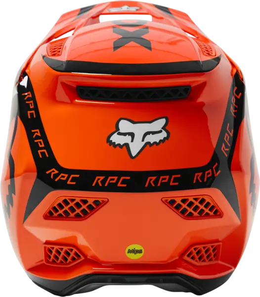 Fox Racing Rampage Pro Carbon Mips Full Face Helmet - Divide - Flo Orange 4