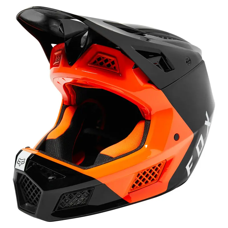 Fox Racing Rampage Pro Carbon Mips Full Face Helmet - Fuel - Black 1