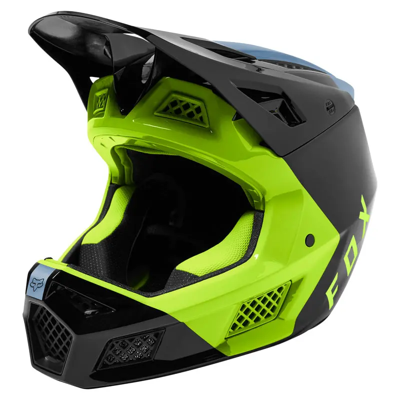 Fox Racing Rampage Pro Carbon Mips Full Face Helmet - Fuel - Dusty Blue 1