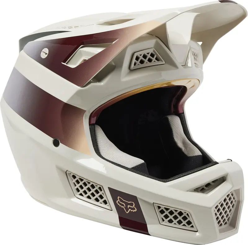 Fox Racing Rampage Pro Carbon Mips Full Face Helmet - Glnt - Vintage White 1