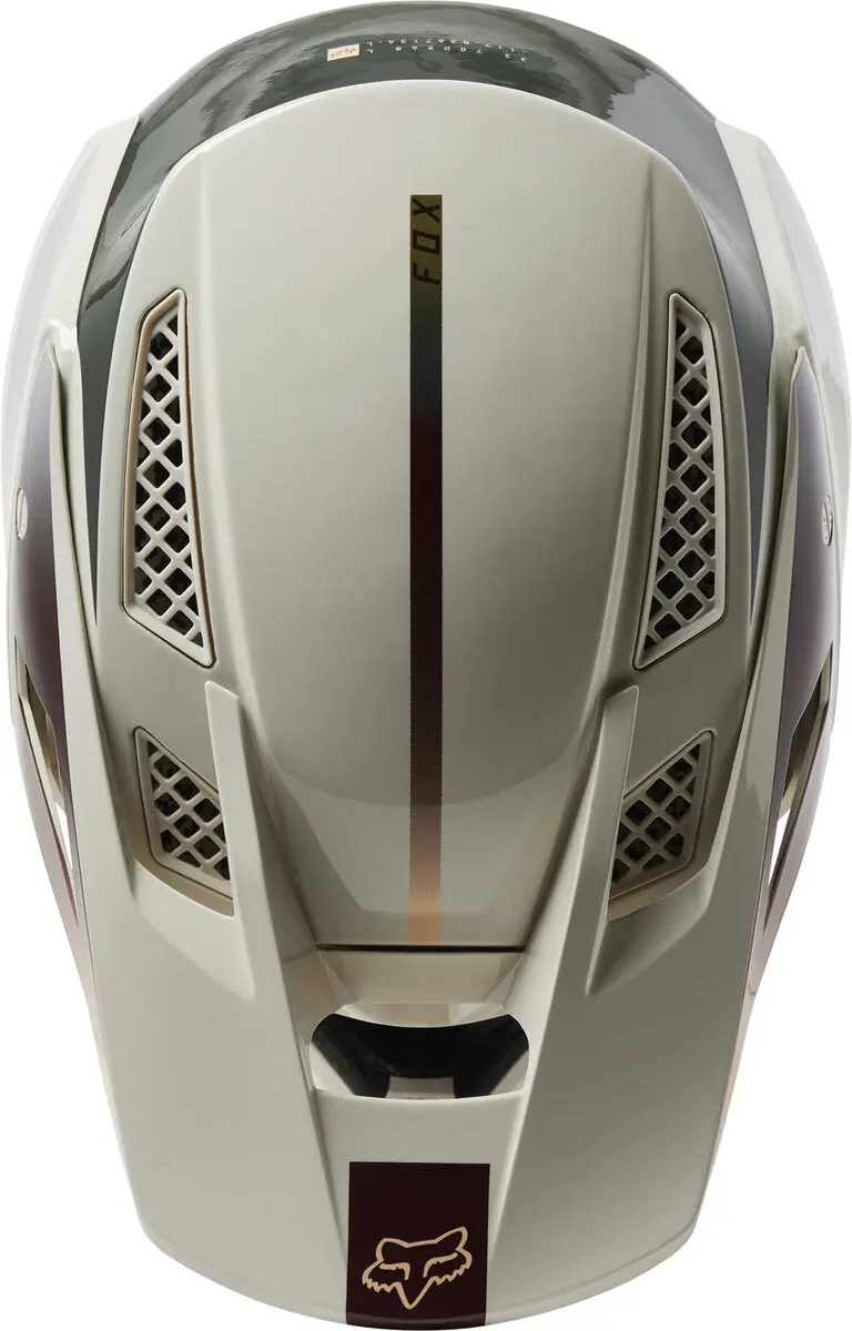 Fox Racing Rampage Pro Carbon Mips Full Face Helmet - Glnt - Vintage White 3