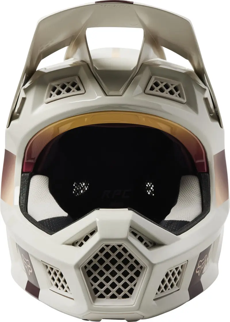 Fox Racing Rampage Pro Carbon Mips Full Face Helmet - Glnt - Vintage White 4