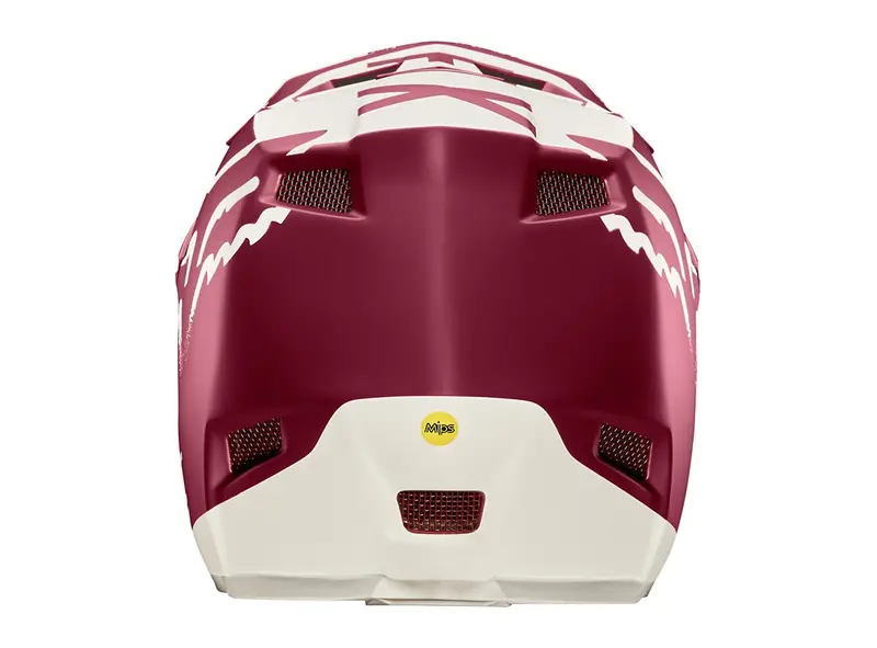 Fox Racing Rampage Pro Carbon Moth Full Face Helmet - Dark Red 1