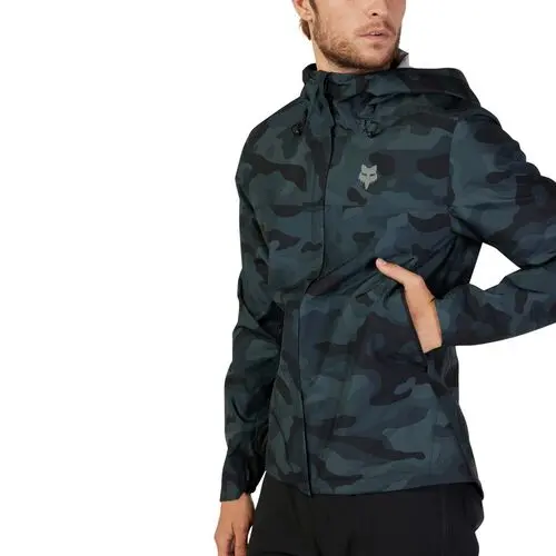 Fox Racing Ranger 2.5L Water Cycling Jacket - Black Camo 4