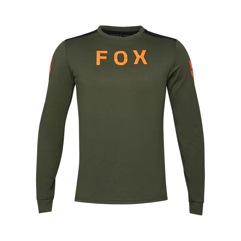 Fox Racing Ranger Dri Release Long Sleeve Mtb Jersey - Aviation - Dark Sage 1