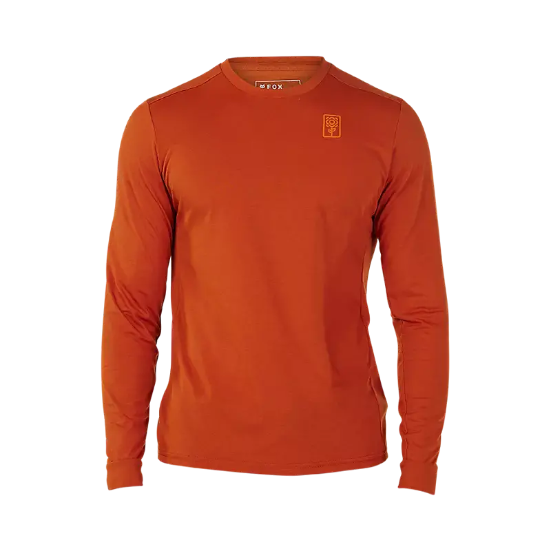 Fox Racing Ranger Dri Release Long Sleeve Mtb Jersey - Burnt Orange 1