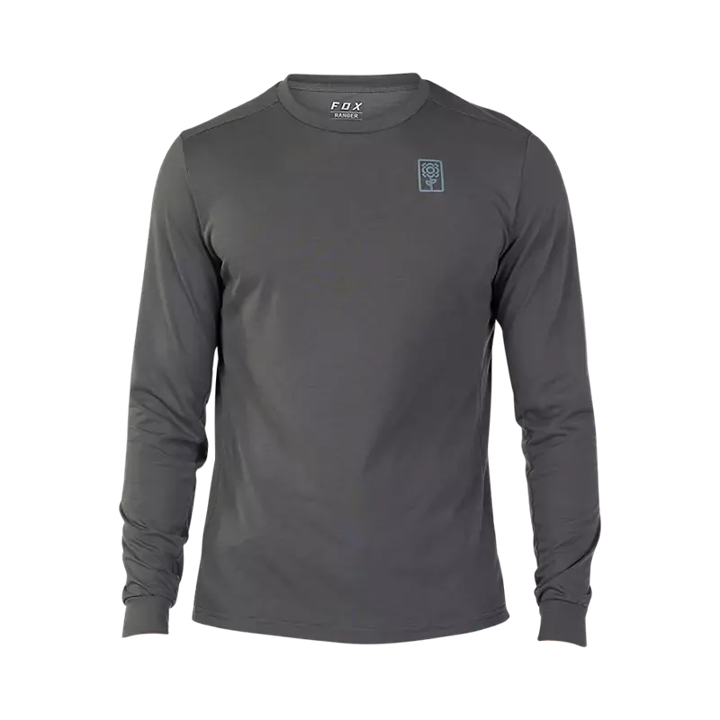 Fox Racing Ranger Dri Release Long Sleeve Mtb Jersey - Dark Shadow - 2023 1