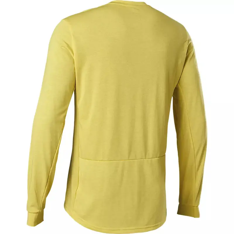 Fox Racing Ranger Dri Release Long Sleeve Mtb Jersey - Pear Yellow 2