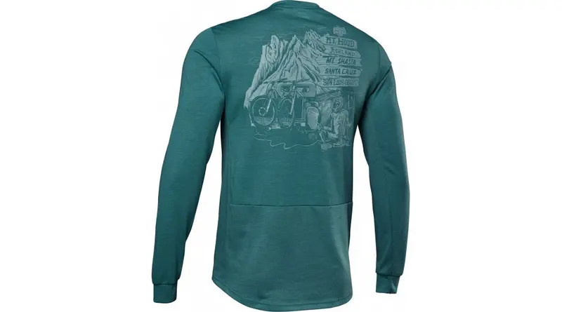 Fox Racing Ranger Dri Release Long Sleeve Mtb Jersey - Sea Foam 2
