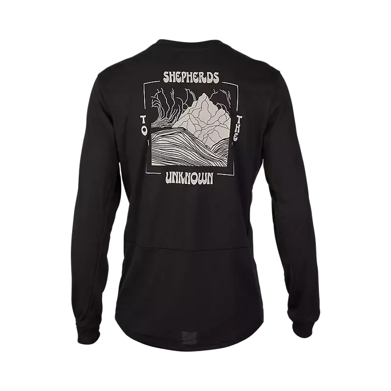 Fox Racing Ranger Dri Release Long Sleeve Mtb Jersey - Shepherds - Black 2