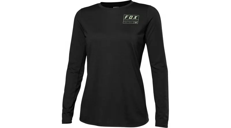 Fox Racing Ranger Dri Release Long Sleeve Mtb Jersey - Womens - Black 1