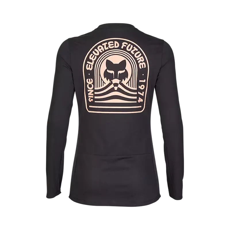 Fox Racing Ranger Dri Release Long Sleeve Mtb Jersey - Womens - Black - 2024 2